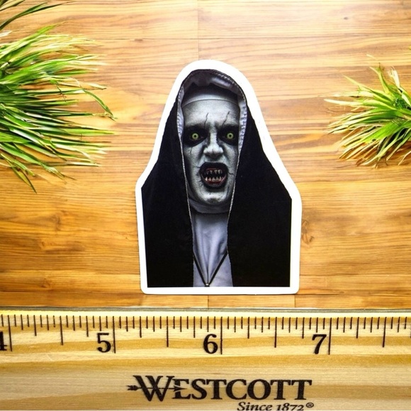 10 / $10 Horror Nun Demon Sticker - Scary Movie - Picture 2 of 2